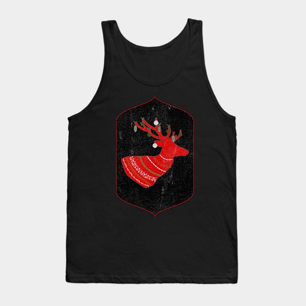 Red Stag Tank Top by Sybille